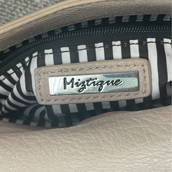 Miztique Taupe Crossbody Bag - Picture 2 of 16